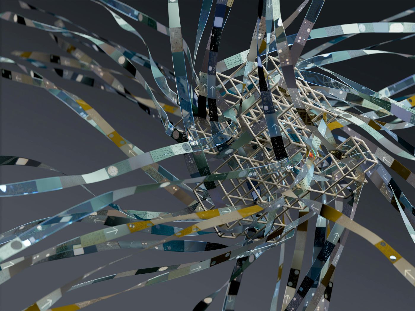 QuietLabs AI and abstract systems visual